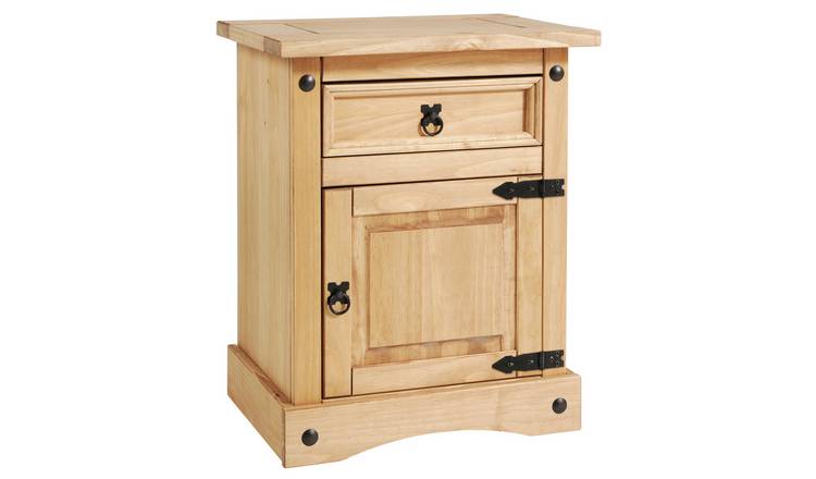 Argos Home Puerto Rico Bedside Table - Pine