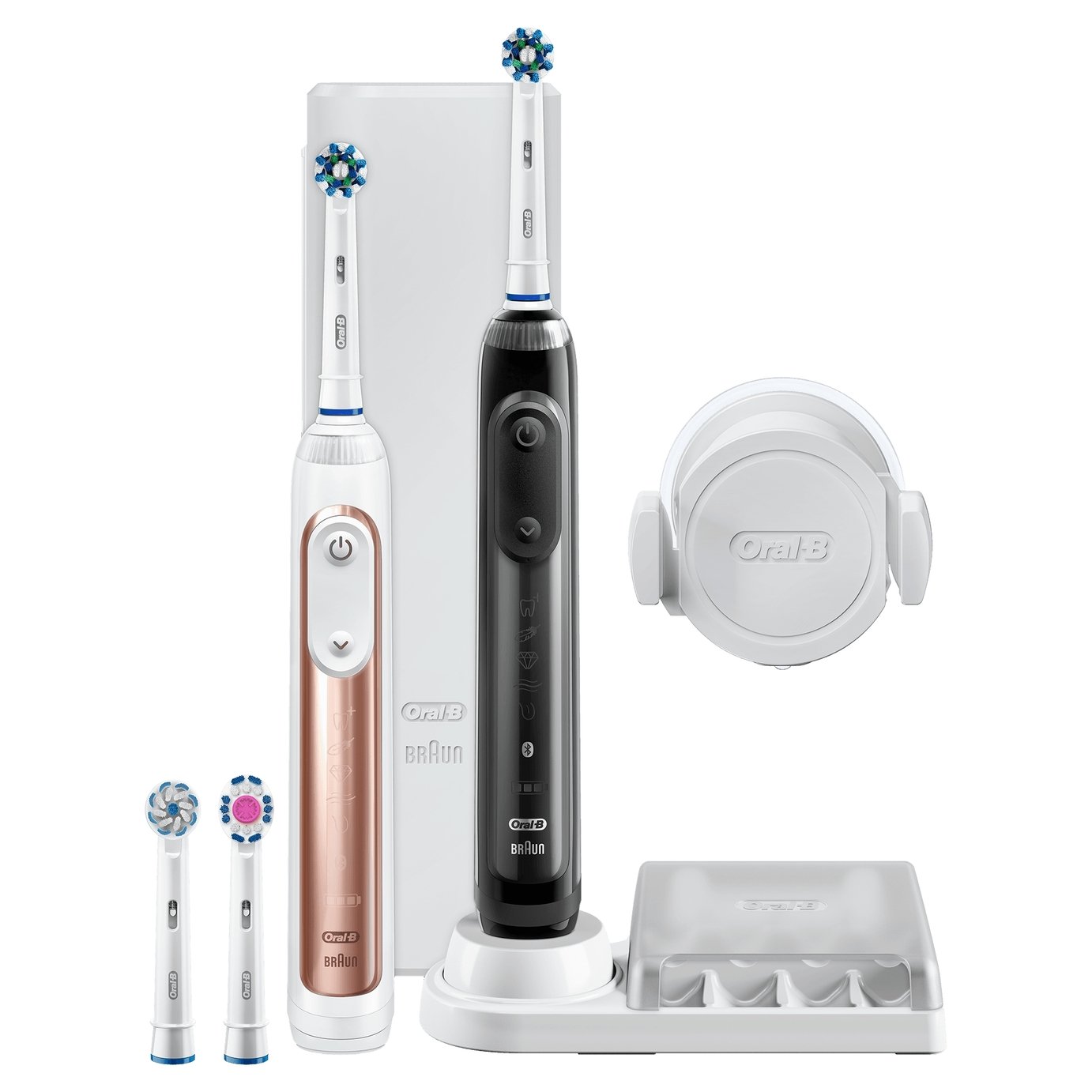 oral b set of 2 electric toothbrushes