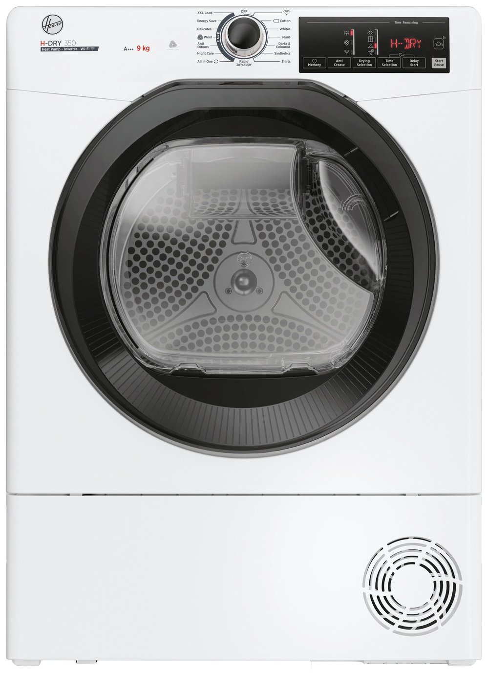 Hoover HRE H9A3TBE80N 9KG Heat Pump Tumble Dryer - White