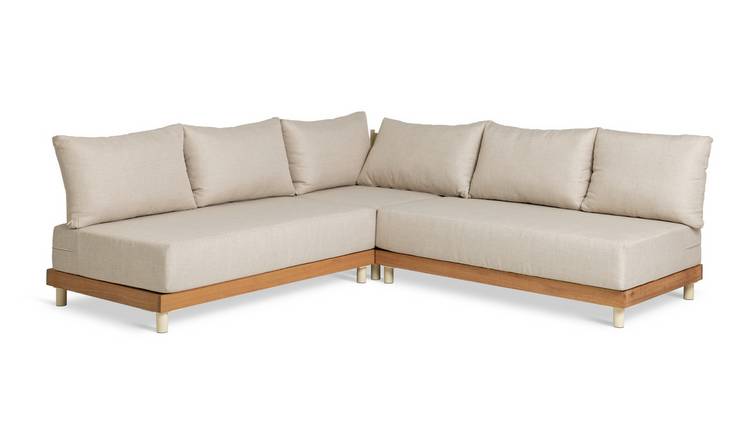 Habitat Bloom 5 Seater Garden Modular Sofa Set - Natural