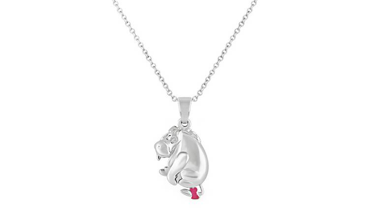 Disney Silver Coloured Eeyore Carded Pendant Necklace
