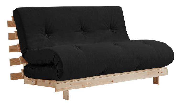 Buy Argos Home Futon Double Deluxe Mattress Package - Black | Sofa beds | Argos