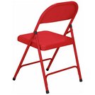 Buy Habitat Macadam Metal Folding Chair - Red | Dining chairs | Argos