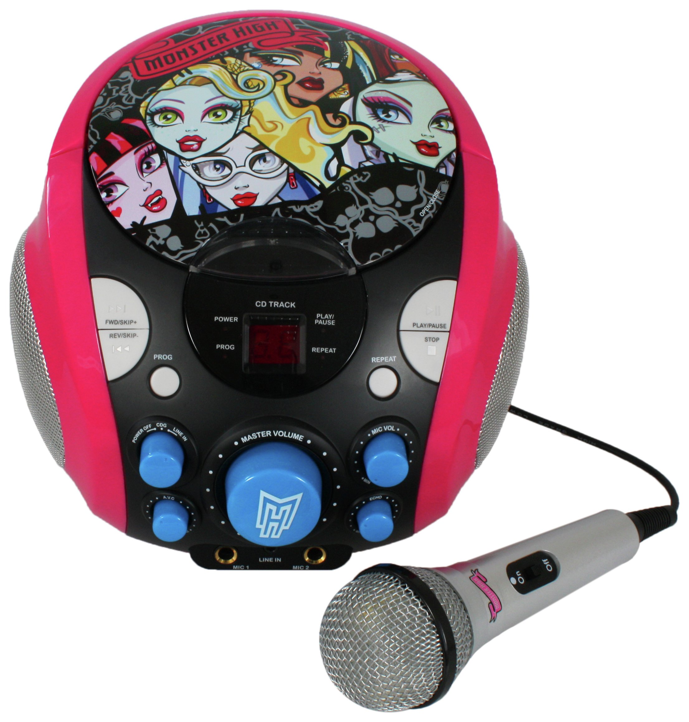 Monster High Portable CDG Karaoke Machine