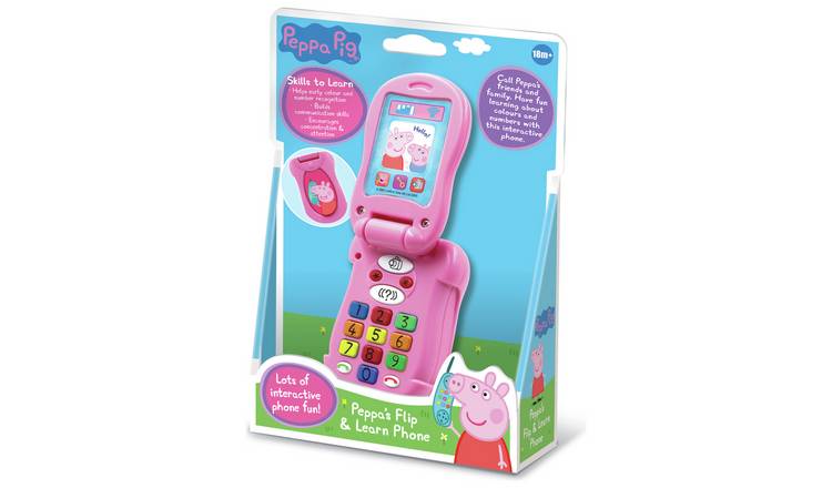 Buy Peppa Pig Flip Learn Phone Kids tablets and mobile phones Argos