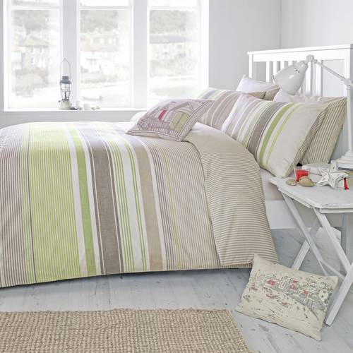 Buy Dreams N Drapes Falmouth Green Duvet Cover Double