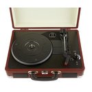 bush classic retro portable case record player