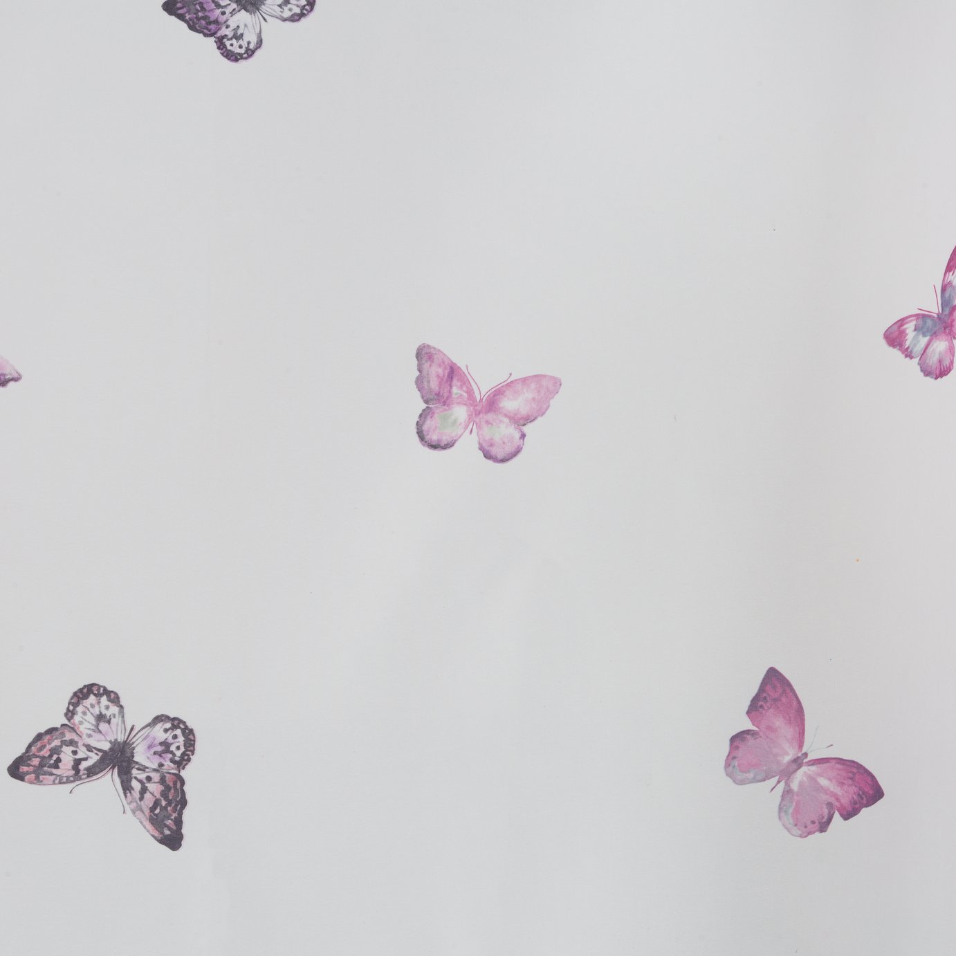 Argos Home Butterflies Shower Curtain - Pink