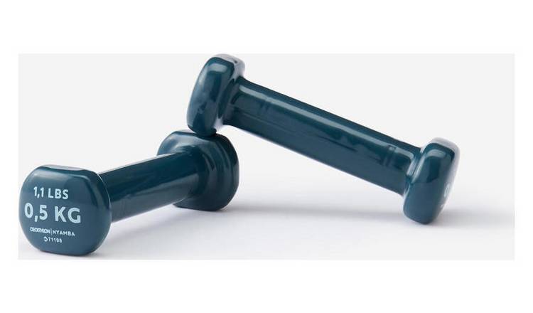 Decathlon PVC Dumbbells - 2 x 0.5kg