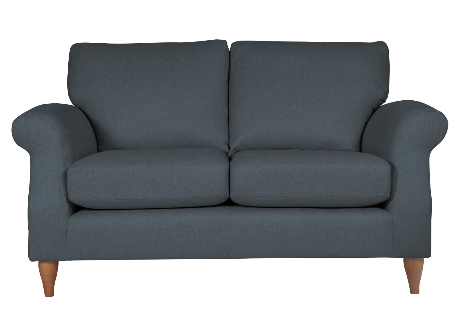 Argos Home Bude 2 Seater Fabric Sofa - Blue