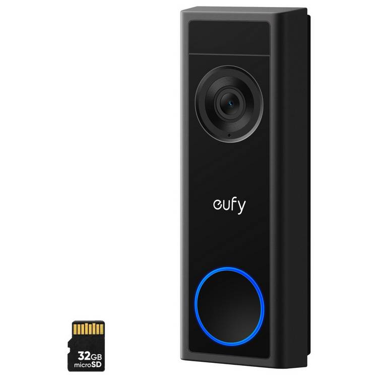eufy C31 2K Smart Video Doorbell with 32GB MicroSD Card 0