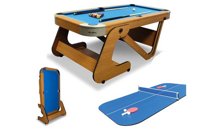 Riley Folding Pool Table and Table Tennis - 6ft 6in