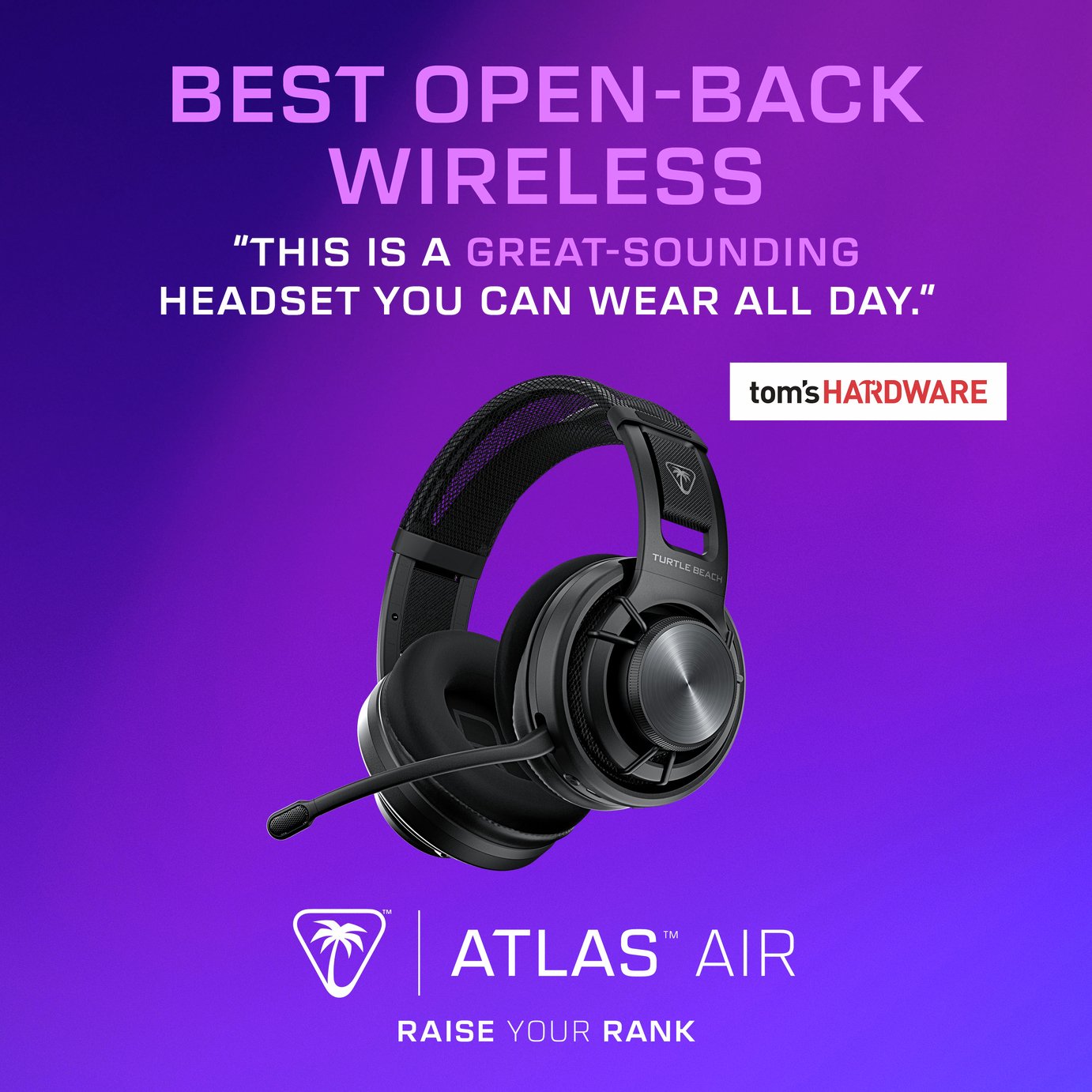 Buy Turtle Beach Atlas Air PC, Xbox, PS4, PS5 Headset | Gaming