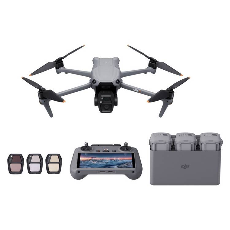 DJI Air 3S Fly More Combo with RC 2 Controller 0