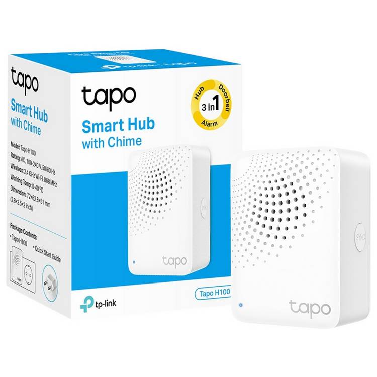 TP-Link Tapo H100 Smart Hub with Chime 0