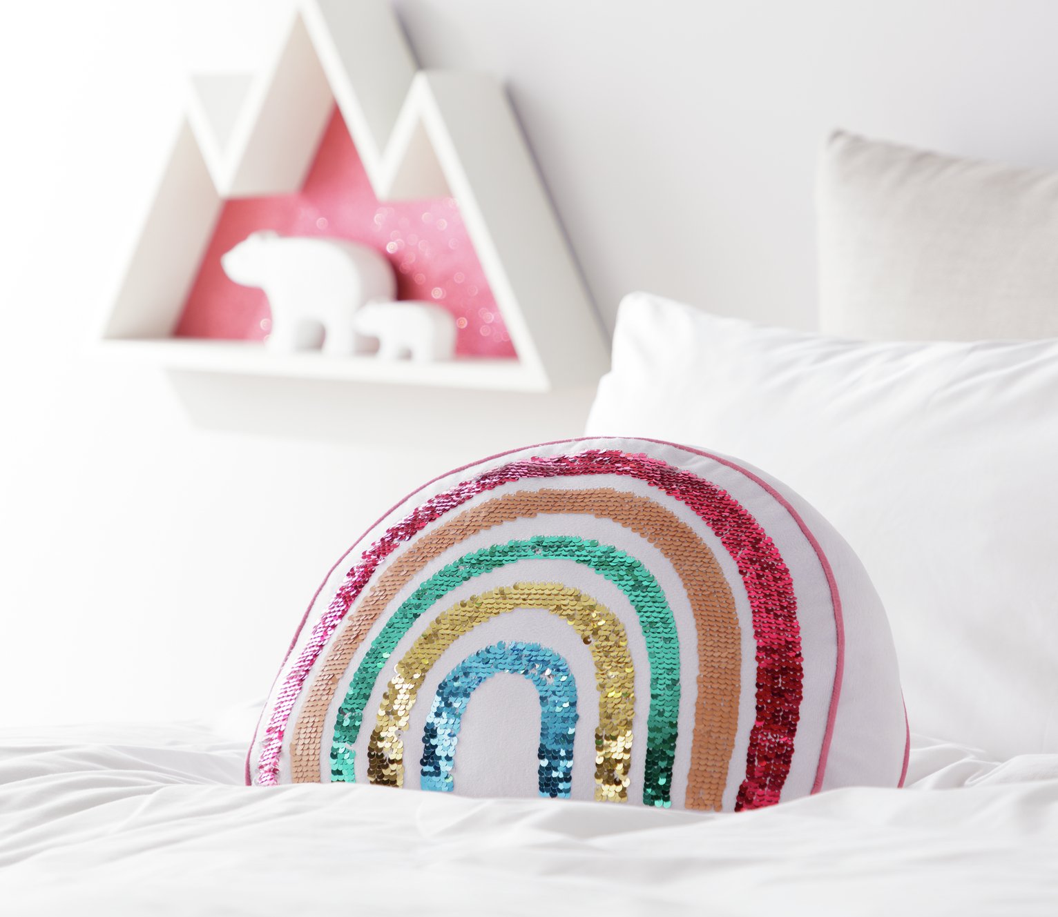 Argos Home Rainbow Cushion Review