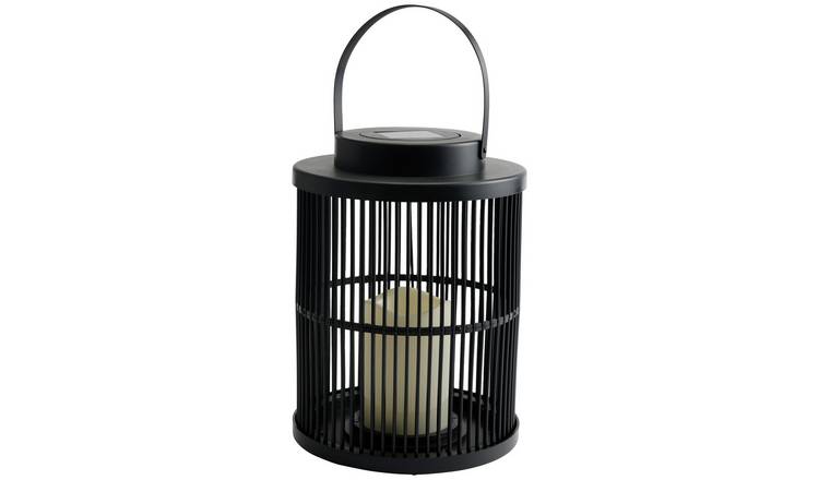 Garden by Sainsburys Solar Flickering Candle Lantern