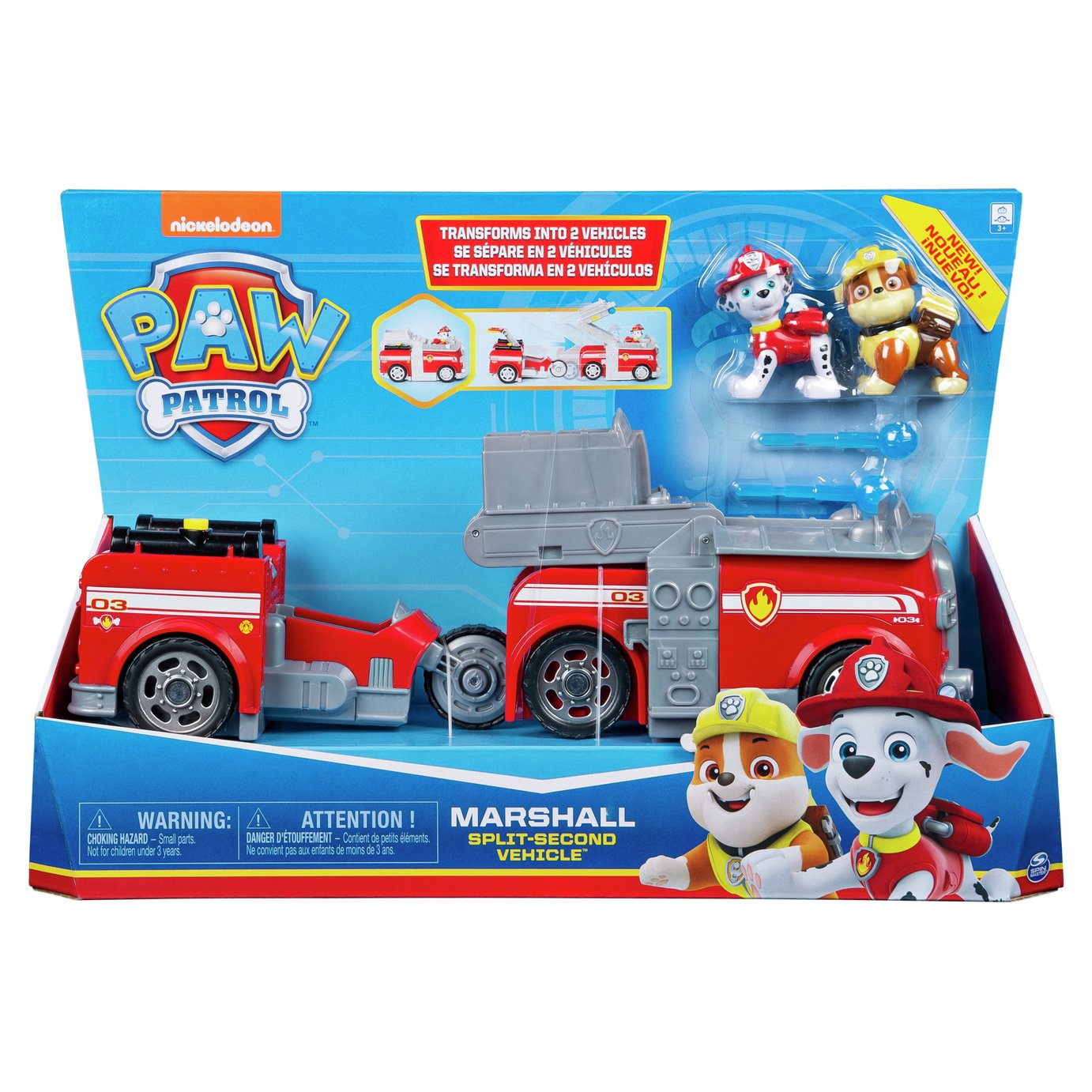 PAW Patrol Marshall Split Second Vehicle Review