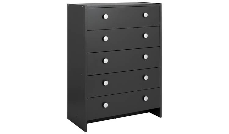 Argos Home Seville 5 Drawer Chest - Anthracite