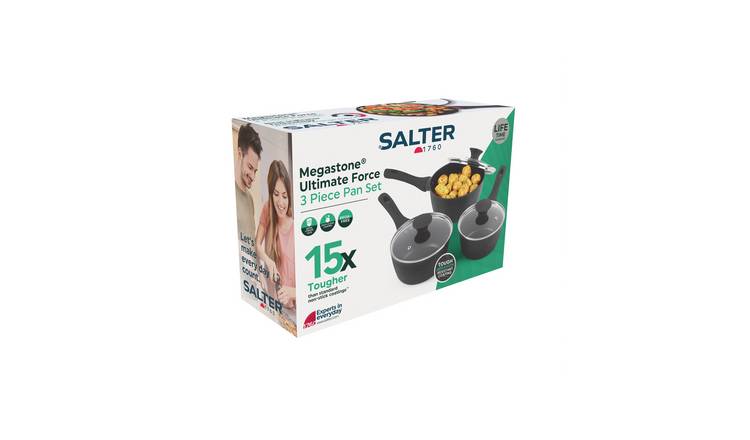 Salter 15x Mega Thermo 3 Piece Saucepan Set