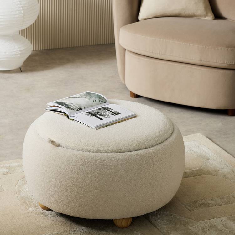Habitat Adeline Round Coffee Table - Cream 0