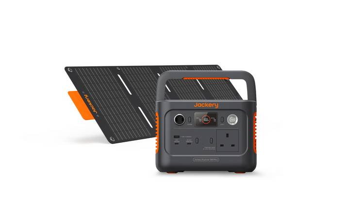 Jackery E300 Plus Power Station With 40W Solar Panel Bundle