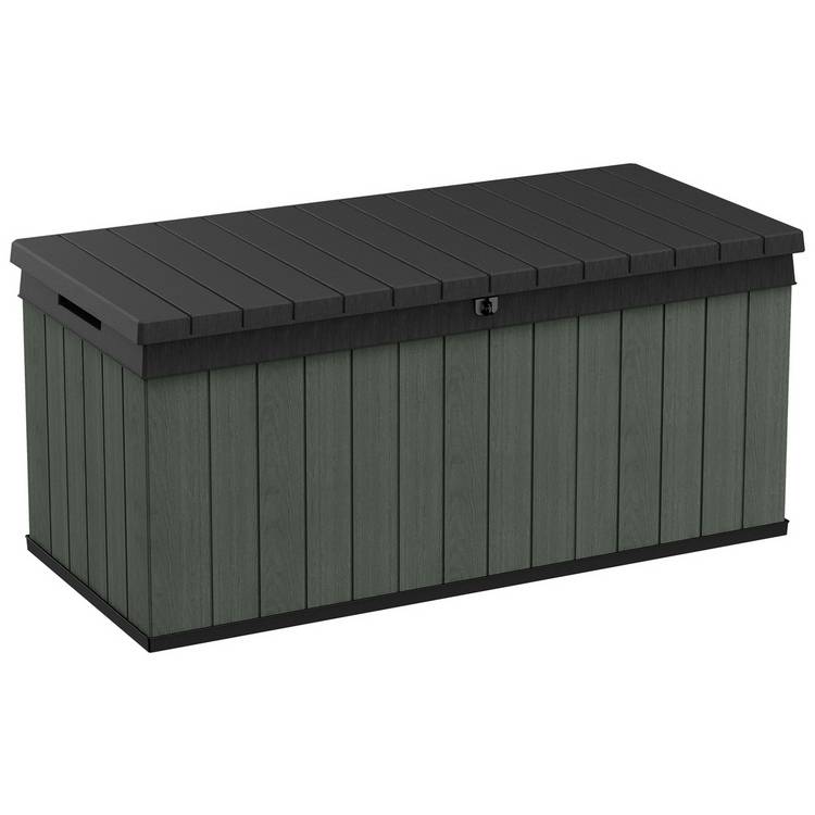 Keter Darwin 454L Outdoor Garden Storage Box - Green 0