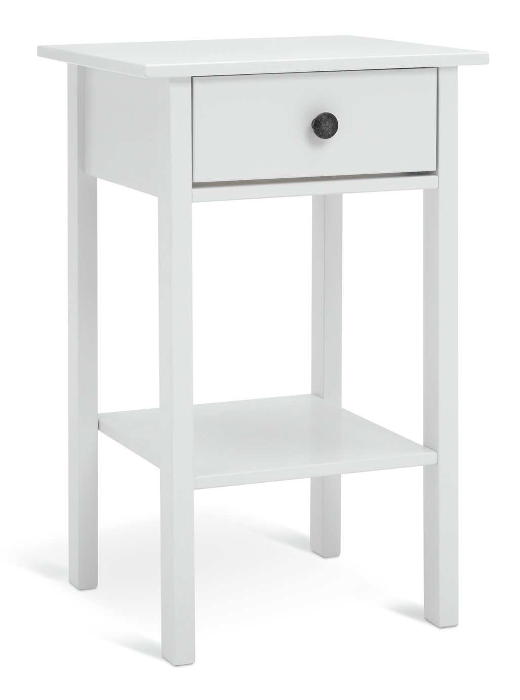 Habitat Minato 1 Drawer Bedside Table - White