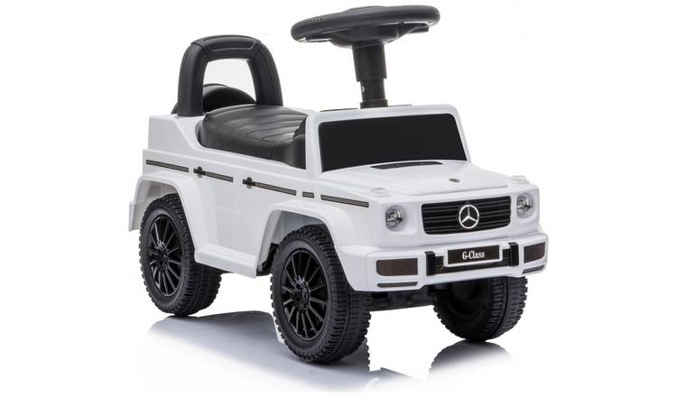 White mercedes deals toy car