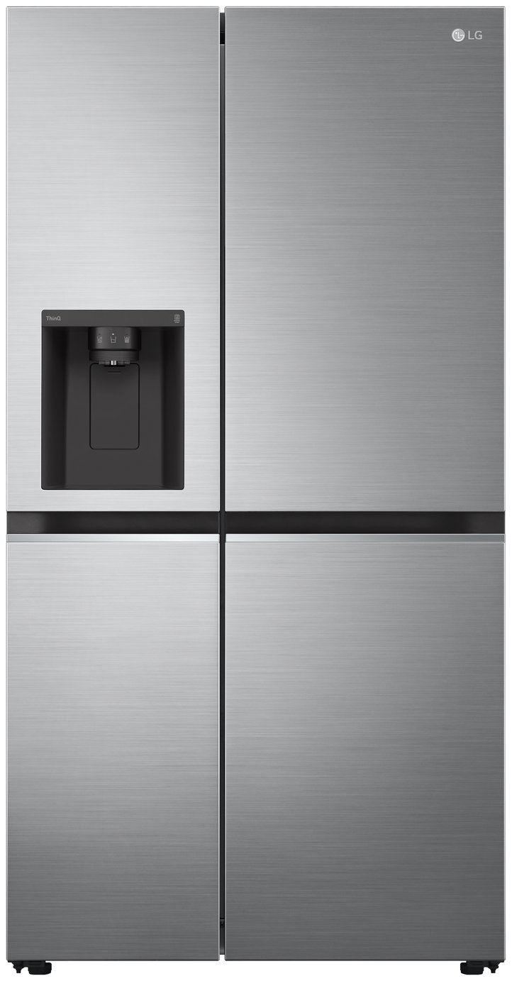 LG GSLV71PZTF American Fridge Freezer - Shiny Steel