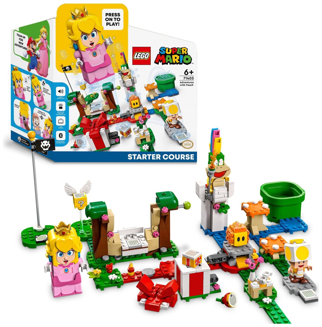 LEGO Super Mario Peach Adventures Starter Course Toy 71403 review