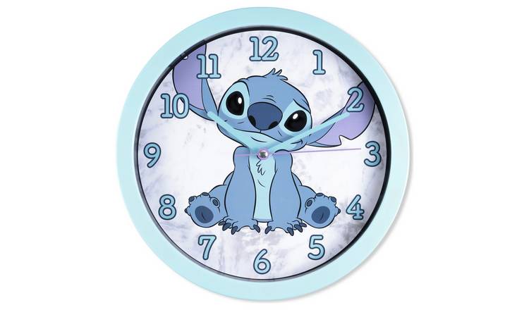 Disney Lilo & Stitch Kids Wall Clock - Blue