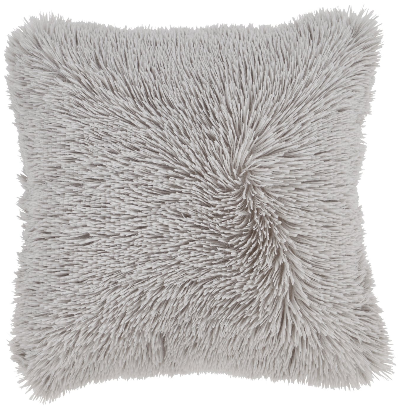 Catherine Lansfield Cuddly Cushion - Silver - 45x45cm