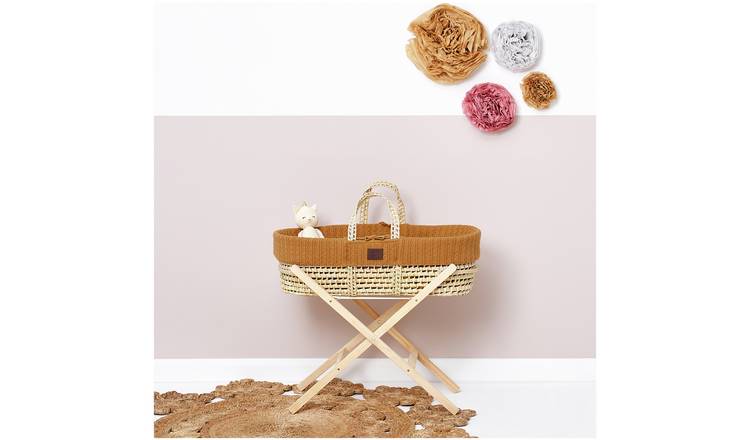 Self Assembly Wooden Folding Moses Basket Stand