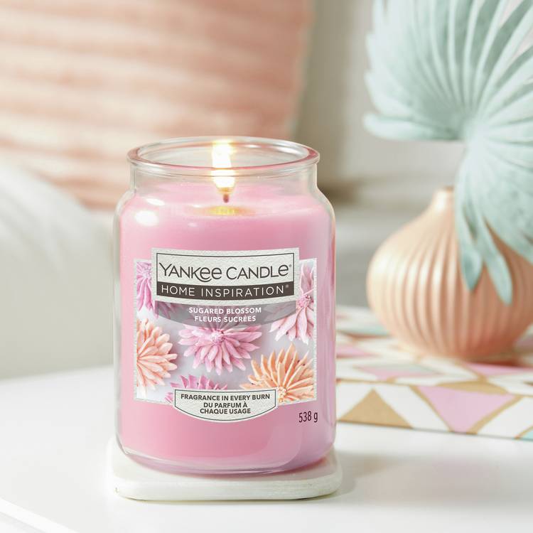 Yankee Home Inspiration Large Jar Candle - Sugared Blossom 0