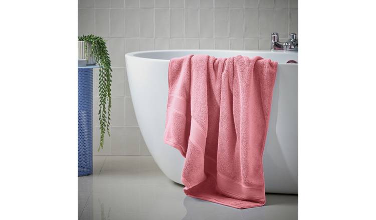 Habitat Supersoft Bath Sheet - Rose