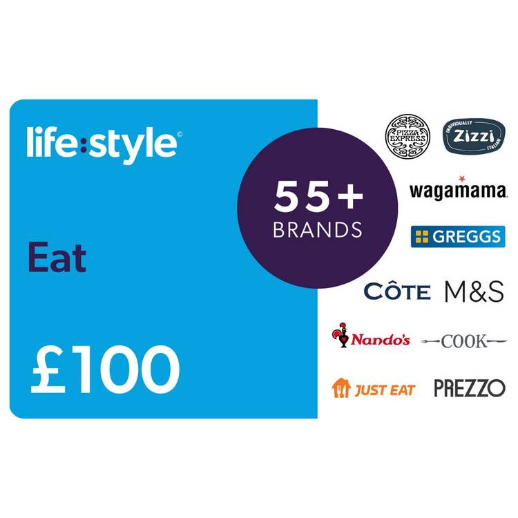 Lifestyle Eat 100 GBP Gift Card 0