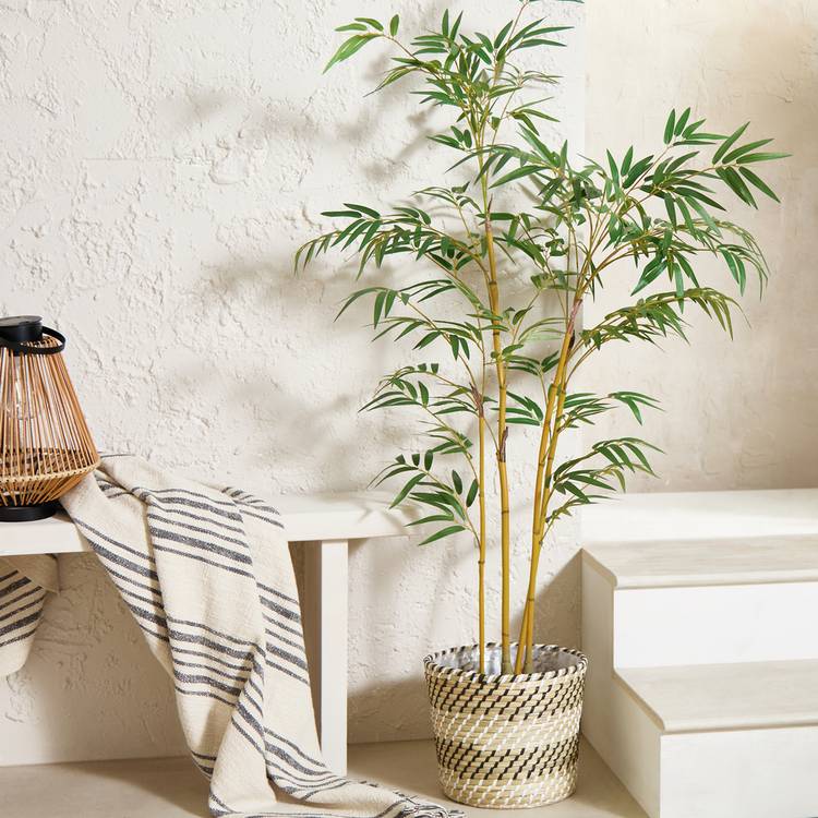 Home 53 inch Tall Faux Bamboo Tree 0