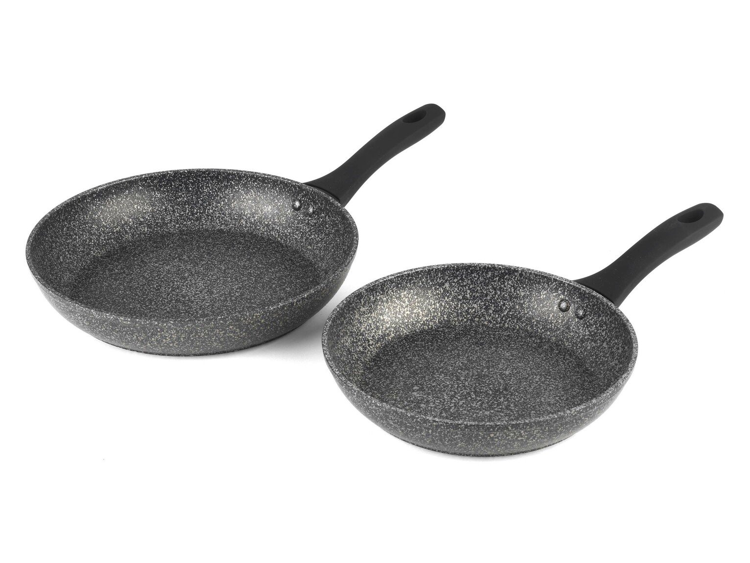 Salter Megastone 2 Pc Silver Coated Aluminium Frying Pan Set Review