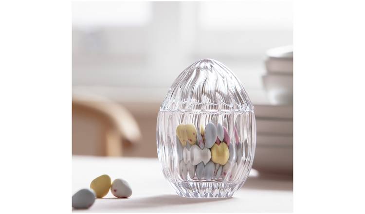 Home Glass Easter Egg Jar