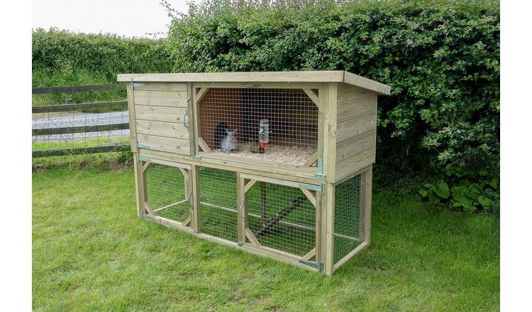 Buy Forest Garden Wooden Rabbit Hutch with Run Small pet