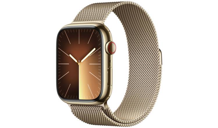 Apple Watch Series 9 GPS+Cellular 45mm Gold Milanese Loop