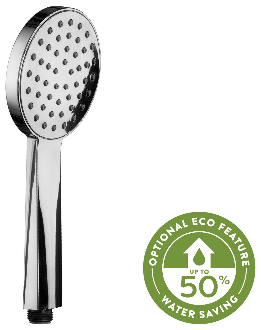 Keila Aqua Air 1 Function Shower Head - Chrome