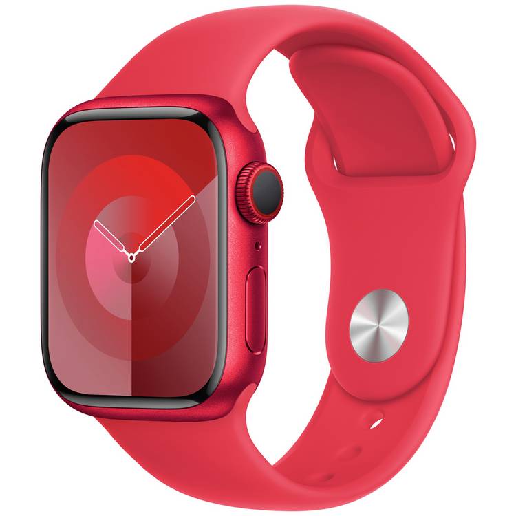 Apple Watch Series 9 GPS+Cellular 41mm Red Sport Band - S/M 0