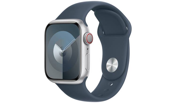 Apple Watch Series 9 GPS+Cell 41mm Storm Blue Sport Band S/M