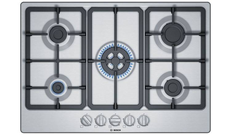 Bosch PGQ7B5B90 Gas Hob - Stainless steel