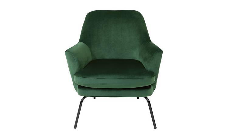 Pale green velvet deals chair