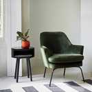 Habitat green deals velvet chair