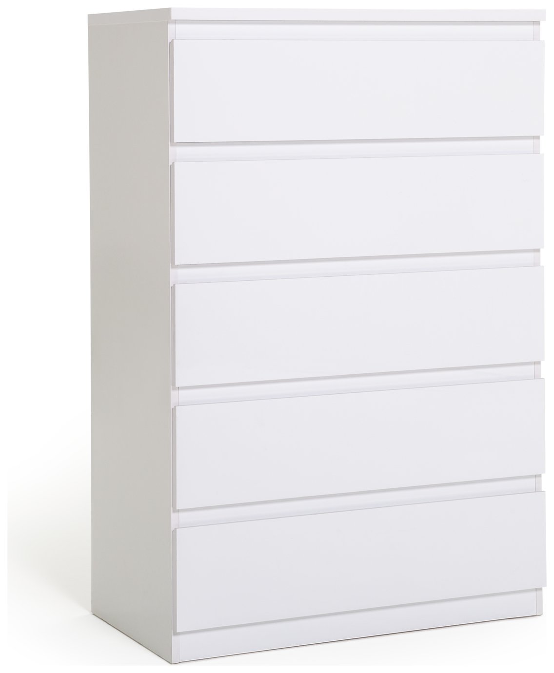 Habitat Jenson 5 Drawer Chest - Matte White
