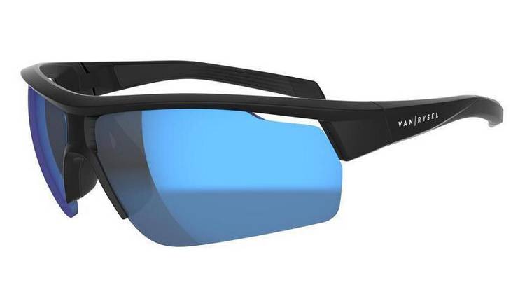 Decathlon Perf 100 Blue Lightweight UV Cycling Sunglasses